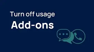 Turn off usage add-ons
