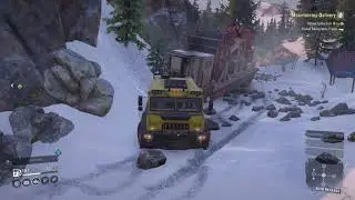 Snowrunner Yukon contracts, Mountain delivery.