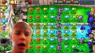 Новая локация: пруд! Зомби водолаз и водоросли!! Война растений и зомби! Plants vs zombies#5