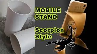 How to make mobile stand at home | DIY mobile stand with PVC Pipe | Craft Business Ideas Q&S Tube