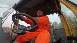 Работаем на погрузчике #moisei #большегруз #погрузчик