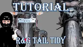 Kawasaki Ninja 1000SX - R&G Fender Eliminator (Tidy Tail/Tail Tidy) Install