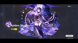 Pulling for Raiden shogun