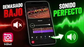 👉🏼 👉🏼  InSHOT TUTORIAL | AJUSTAR el VOLUMEN ✅  🔊