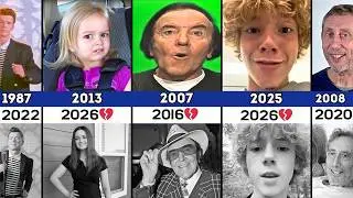 Comparison of EVERY Legendary Meme Hero (Then vs Now) 😥💔- Part 11