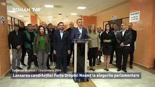 Lansarea candidaților Forța Dreptei Neamț la alegerile parlamentare / 15 octombrie 2024