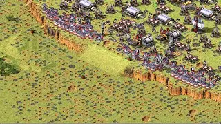 Red Alert 2 | Yuri's Revenge | 7 vs 1- France - soviet - random - extreme beta AI