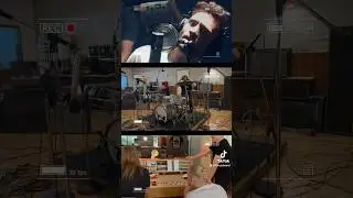A look at Ed Westwick’s band For You recording their new album!
