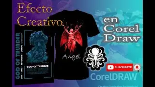 Efectos Creativos en Corel Draw para polos SERIGRAFIA  SERIWOOL