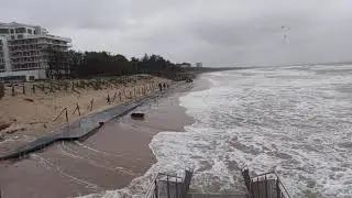 шторм на Балтийском море