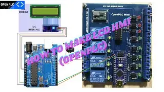 How to make LCD HMI and Interface with OpenPLC Based PLC