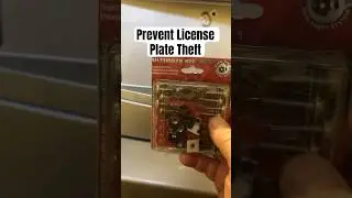 How To Prevent License Plate Theft, Lost License Plate, License Plate Screws 
