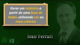 Macro no Excel para gerar relatorio