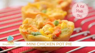Perfect Pantry Recipe for Kids at Home | Mini Chicken Pot Pie | Step Stool Chef