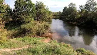 Осенний голавль реки Вопь. 4к.