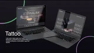Sito Web- Template per Studi di tatuaggi e tatuatori autonomi