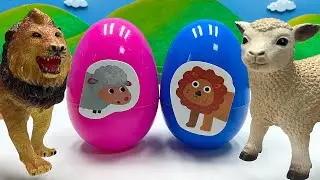 20 Animal Puzzle For Kids | Diorama for Animals | Tiger Hippo Sheep Crocodile Fun Animal Toys