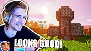 GET COZY! xQc Finally Builds a House in Minecraft (w/ Buddha)