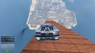 ОГРОМНЫЙ ТРАМПЛИН ИЗ НЕБА - GTA 5 ГОНКИ!