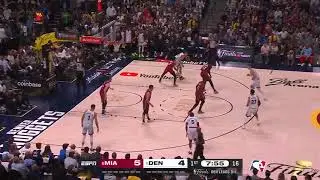 Aaron Gordon mid range shot at 2023 NBA finals game 5