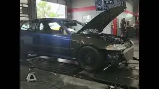Littlemaneg 1000+HP AWD K24 Civic on the Dyno and street testing