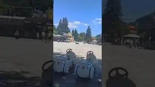 Набережная и чёртово колесо в Лазаревске