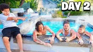 LAST TO LEAVE HOT TUB, WINS $10,000 - CHALLENGE