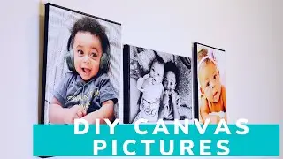 DIY canvas pictures/diy mod Podge