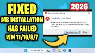 Microsoft Teams Ms Installation has failed Error on Windows 11/10/8/7 - Easy Fix (3 Methods)