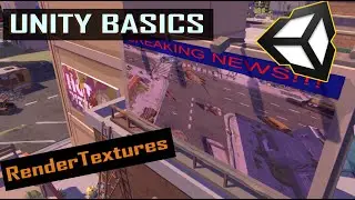 Unity Basics - Render Texture to make a JumboTron or Live TV in game