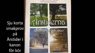 Årstiderna - Kanon för kör och piano