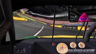 iRacing: Near miss at Charlotte. Twice.