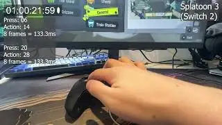 Switch 2 backwards compatibility input lag test - Splatoon 3 and Smash Ultimate