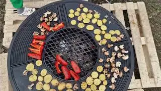 ПРОДАМ.89154509227  Круглий ЧУГУННЫЙ мангал с сферичною чашею диаметром 1000 мм.