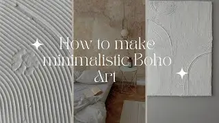 How to Make Minimalistic BOHO Art: What materials to use, what to Avoid✖️