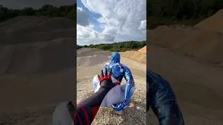 Fuuny Spiderman Fart Fall From Clif Prank