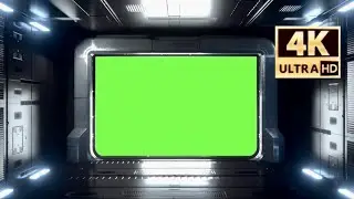 Space Door Opening Green Screen Effect 4K || green screen videos ||