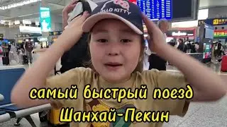 скоростной поезд Шанхай-Пекин #пекин #шанхай #поезд