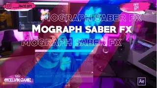 Spark Logo KECE with SABER in After Effects - Face Off Mograph #1
