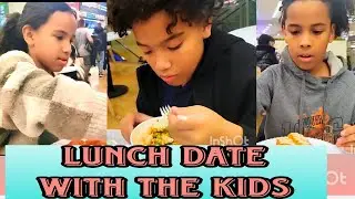 living life in the icebox. lunch date with my kids during Russian winter.
