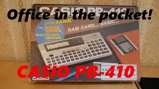 Casio PB-410 Pocket Computer, vintage retro computing