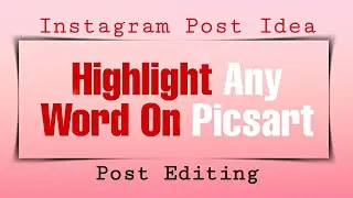 How Highlight any word on Picsart | Picsart word highlight trick | Tech YT Sanju