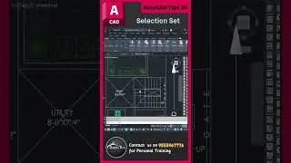 AutoCAD Tips 20- Selection Set in AutoCAD  #autocadtips #autocad  #tutorial