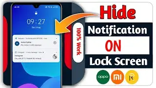 How to hide notifications on lockscreen In Any Android Mobile | Notification hide kaise kare