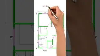 🏠24x32 house plan|| 3bhk plan|| 768sqft plan #home #house #housedesign🏠