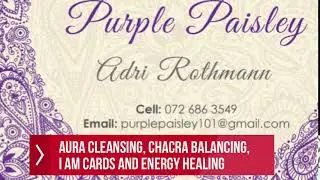 Aura cleansing, chacra balancing, I am cards and energy healing