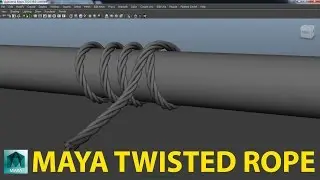 Maya Modeling Tutorial : Twisted Rope or Cable in Maya