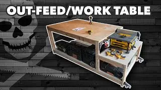 Building an Out-feed Work Table for a DeWalt DW745 Table Saw