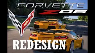 2022 Chevrolet Corvette Z06 (C8) Rear Redesign - More Aggressive