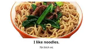 Talking About Favorite Foods in English 'I Like' + Food